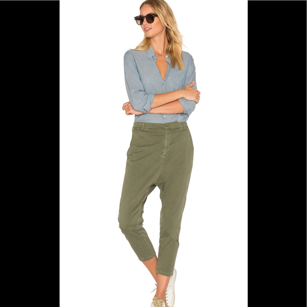 Nili Lotan Light Blue Button-Down Cotton Blouse
